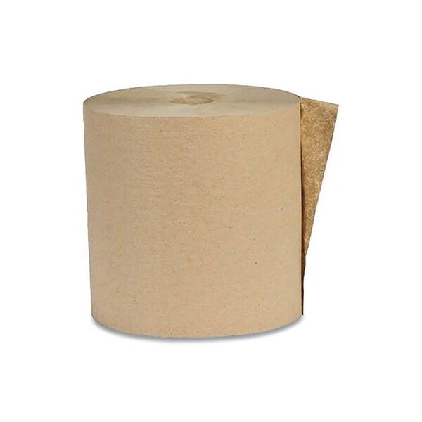 American Paper Converting Hardwound Hardwound Paper Towels, 1-ply Ply, 800 ft, Kraft EK80186 - main